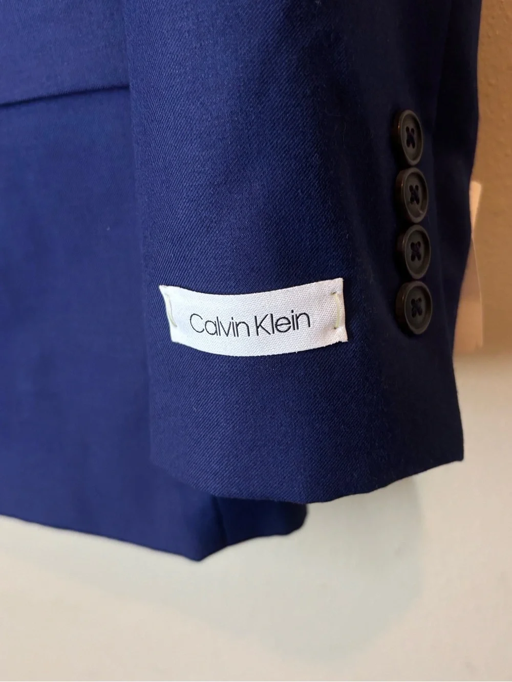 Calvin Klein Boys Navy Blue Two-Button Blazer, size 16, New!